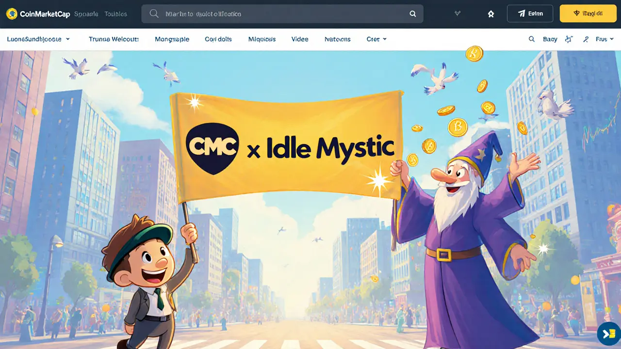 Infinite Metaverse Token (IMT) CMC x Idle Mystic Airdrop Details 2025