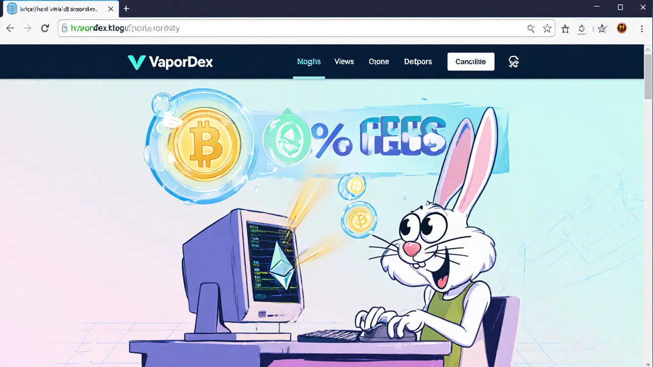 VaporDex Review 2025: Zero‑Fee Crypto Exchange Pros, Cons & Comparison