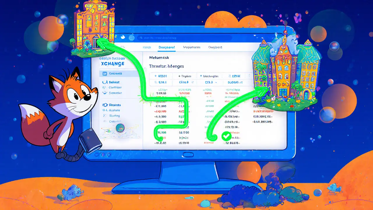 Orion Terminal UI shows a wallet connecting and green routes to CEX and DEX icons.