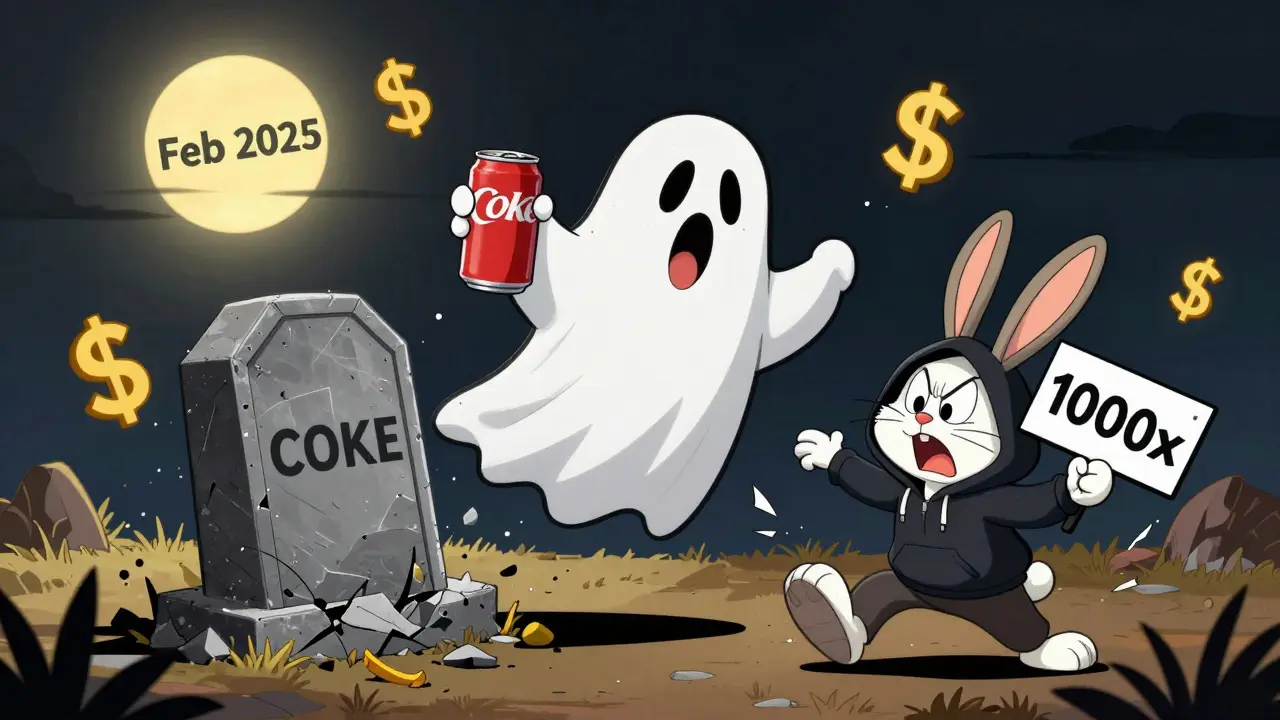 What is Coke on Sol (COKE) crypto coin? The truth behind the dead meme token