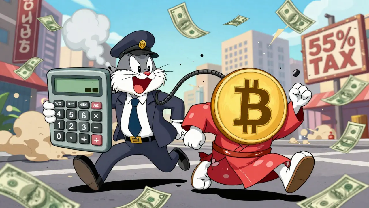 Japanese Tax on Cryptocurrency: Up to 55% Rate and the Shift to 20%