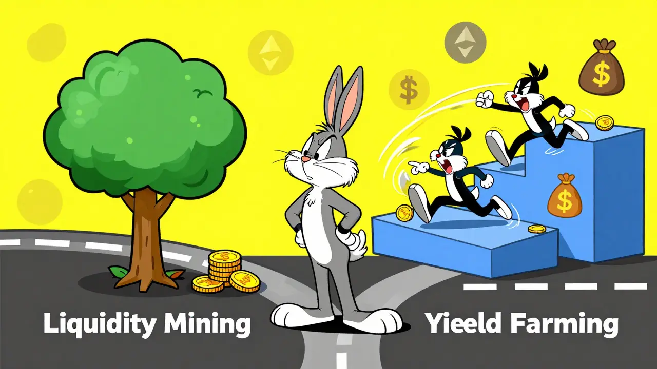 Liquidity Mining vs Yield Farming: DeFi Income Strategies Explained