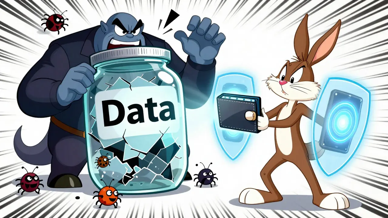 Heroic user vs clumsy corp monster guarding data